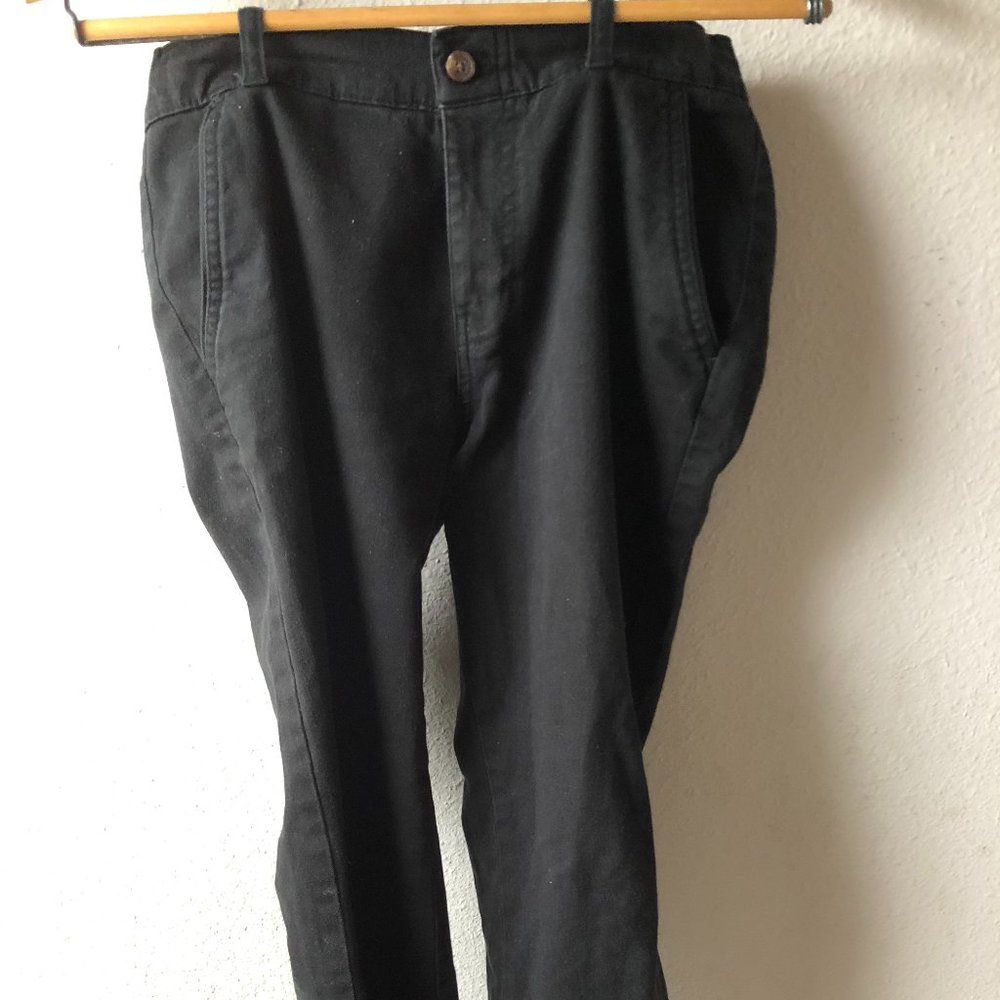 Chaps boys black pants - size 14
